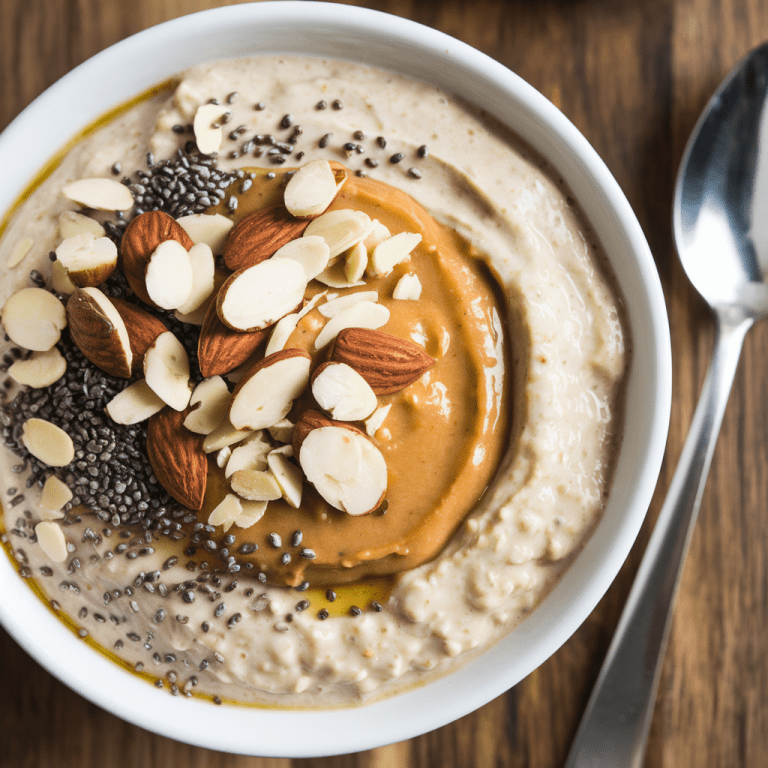 Creamy Overnight Protein Oats with Peanut Butter