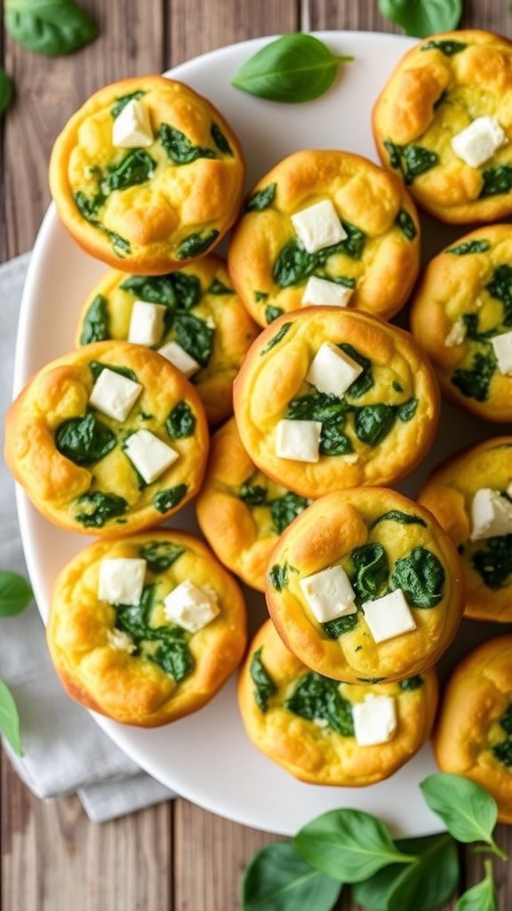 Savory Spinach and Feta Egg Muffins