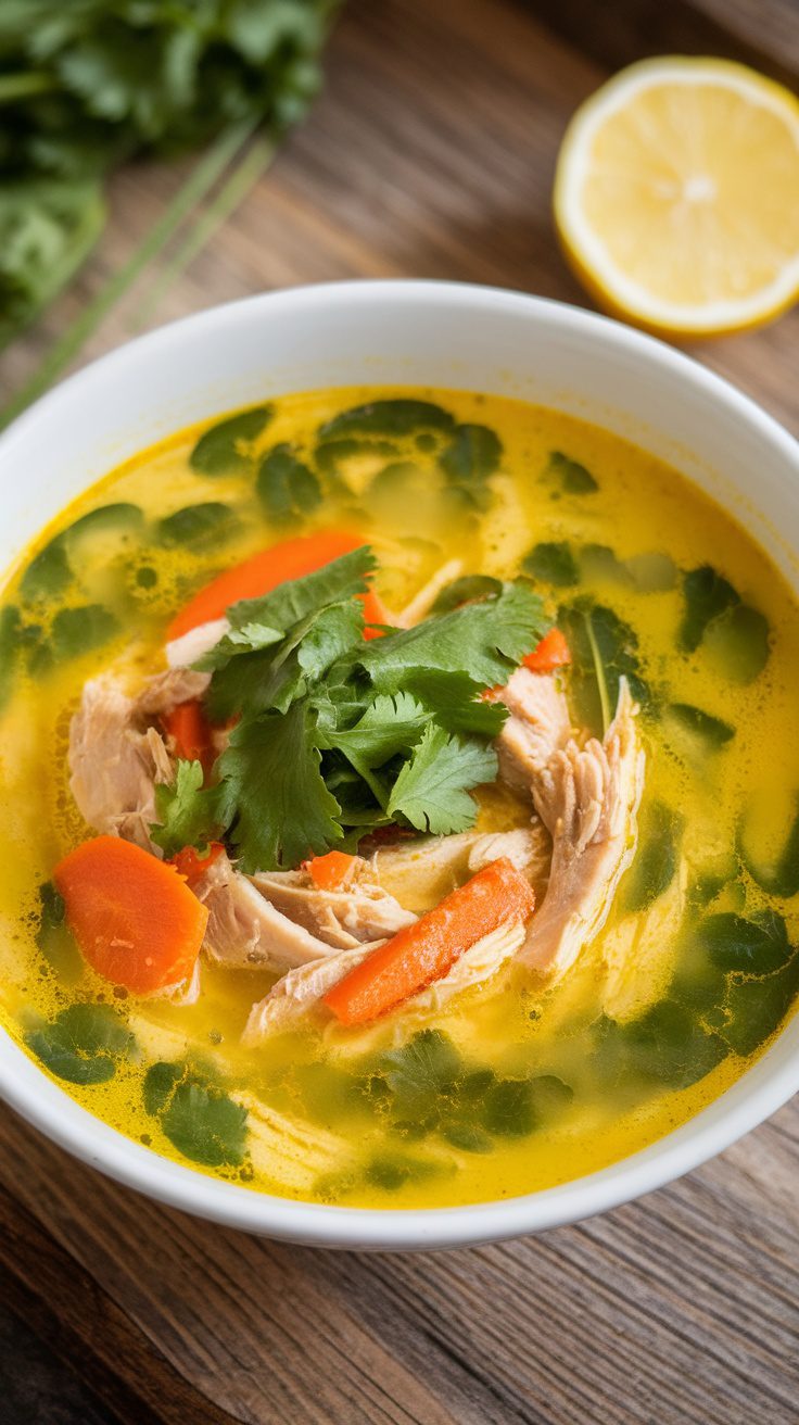 Golden Turmeric Chicken Soup Recipe