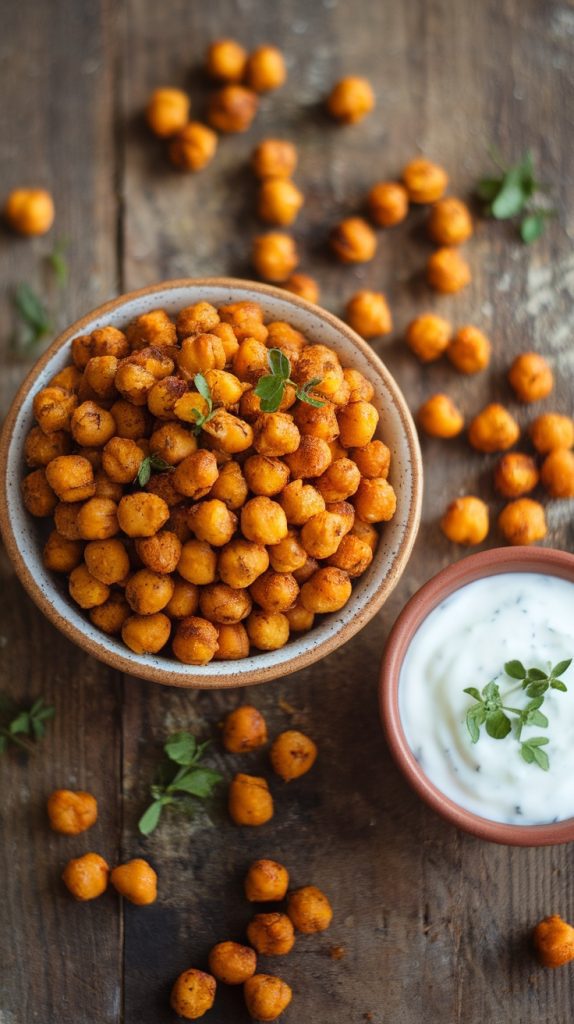 Crispy Turmeric-Spiced Roasted Chickpeas