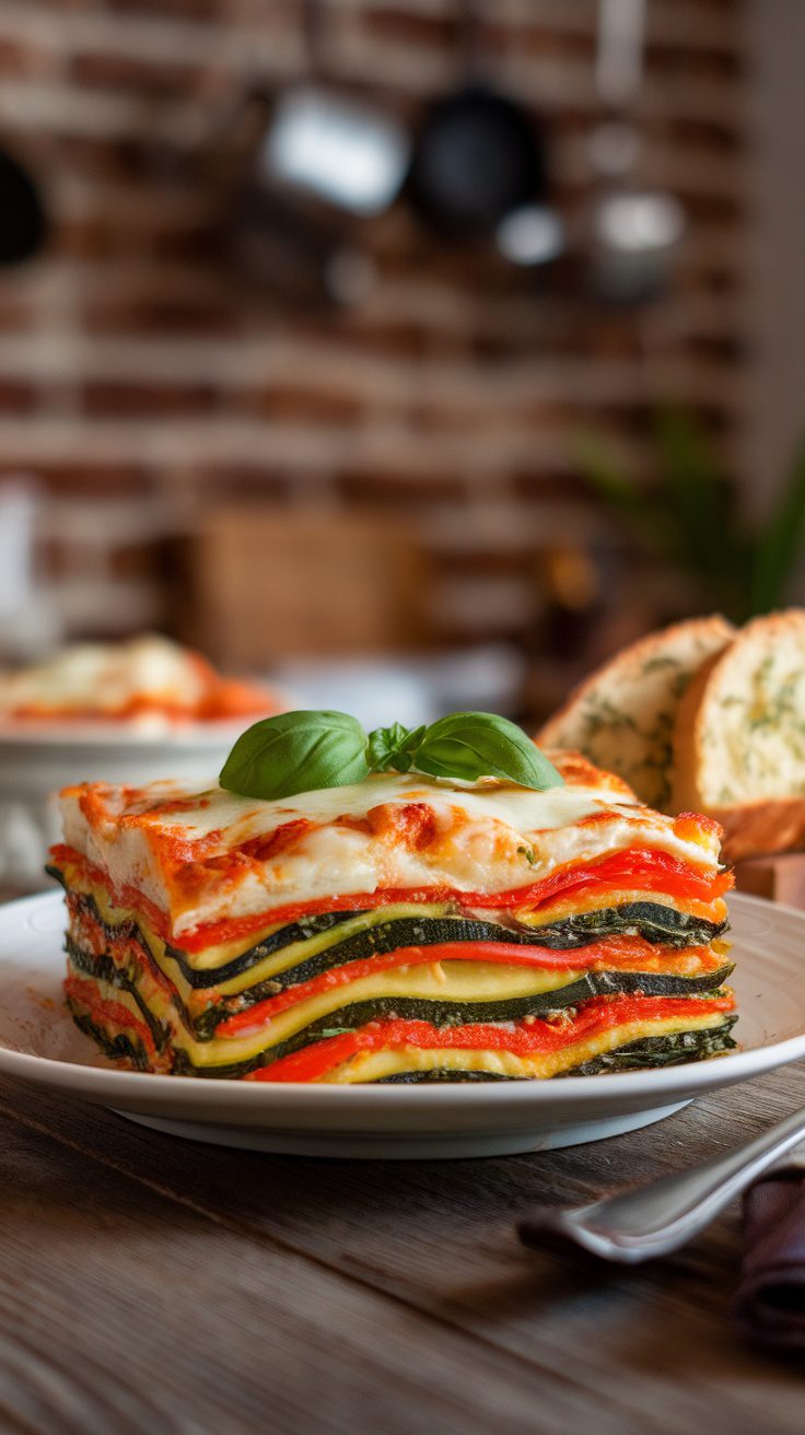 Nourishing Antioxidant-Rich Vegetable Lasagna