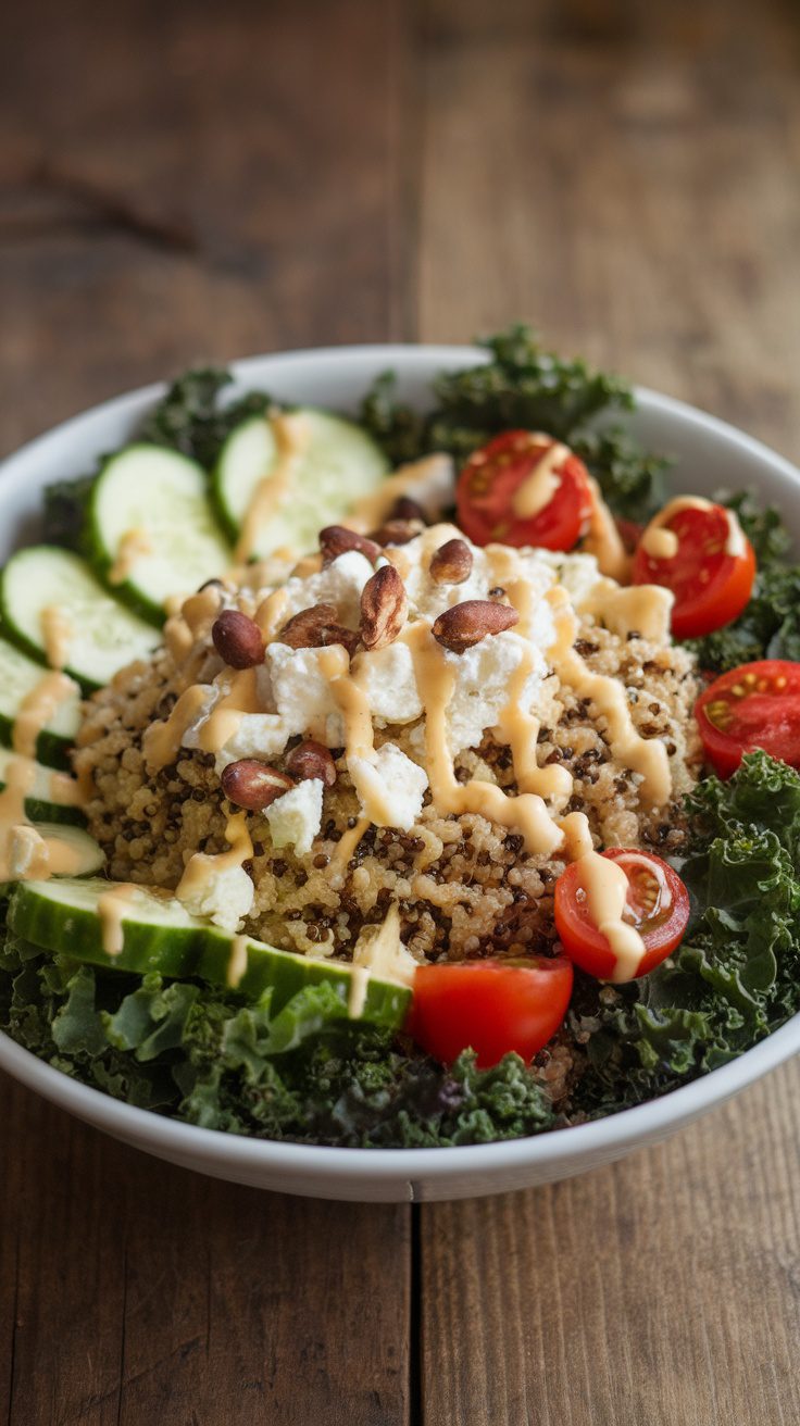 Kale & Quinoa Power Bowl – Nutritious, Fresh & Energizing!
