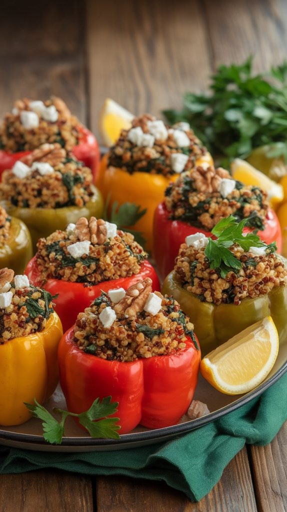 Nutritious Omega-3 Stuffed Bell Peppers