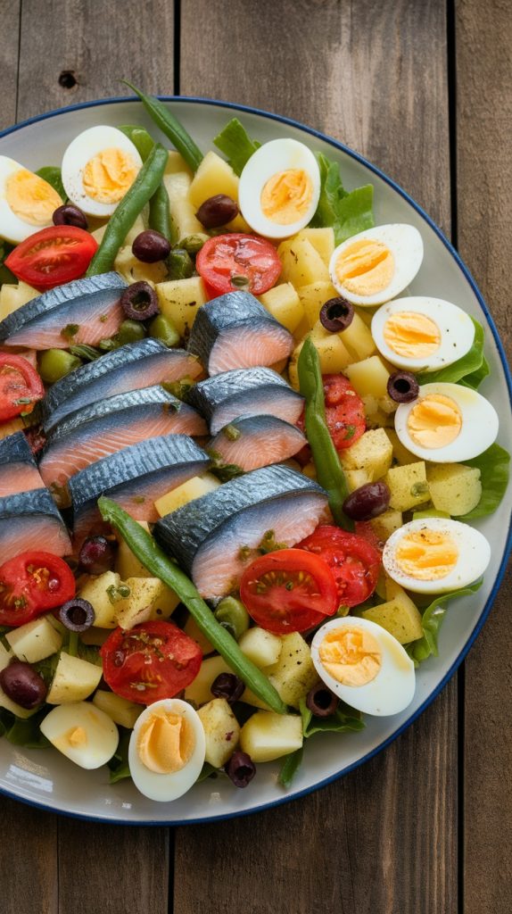 Savory Mackerel Nicoise Salad Recipe