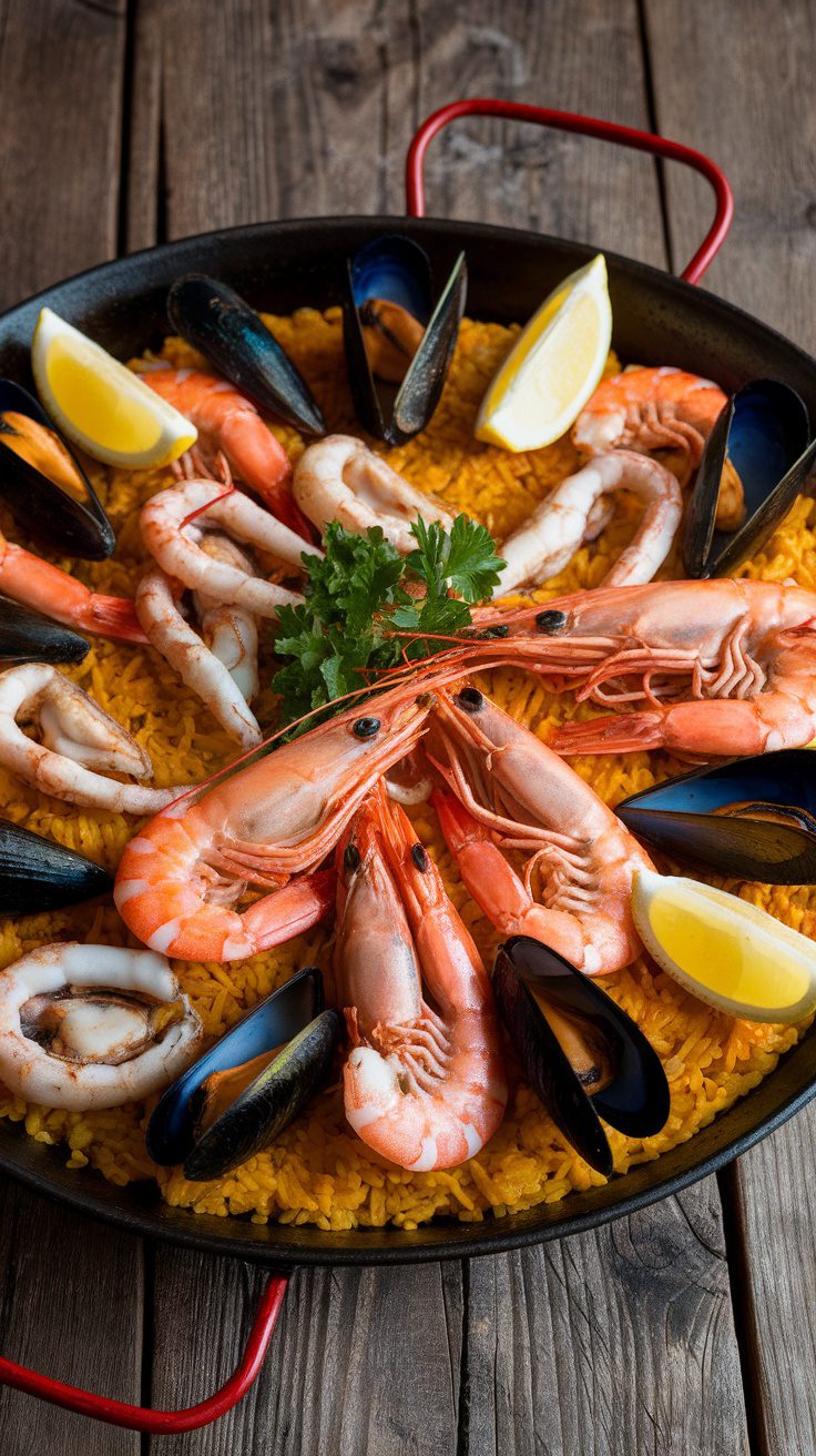 Nutritious Seafood Paella for Cognitive Health