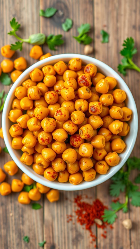 Spicy Roasted Chickpeas Recipe