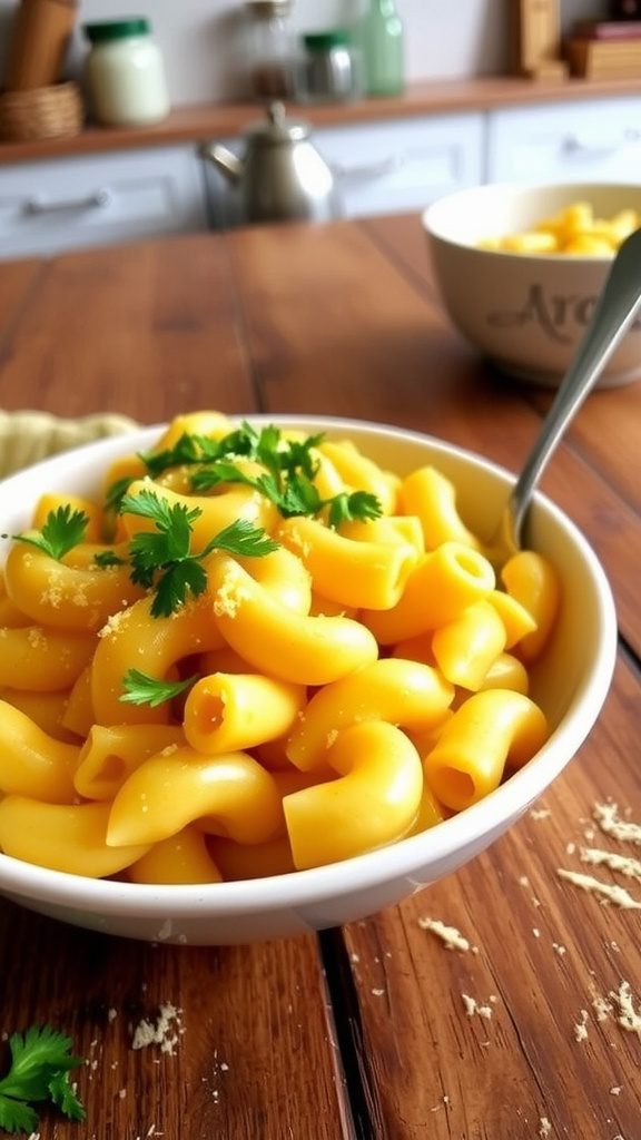 Creamy Vegan Protein Mac ’n’ Cheese with Cashew Sauce
