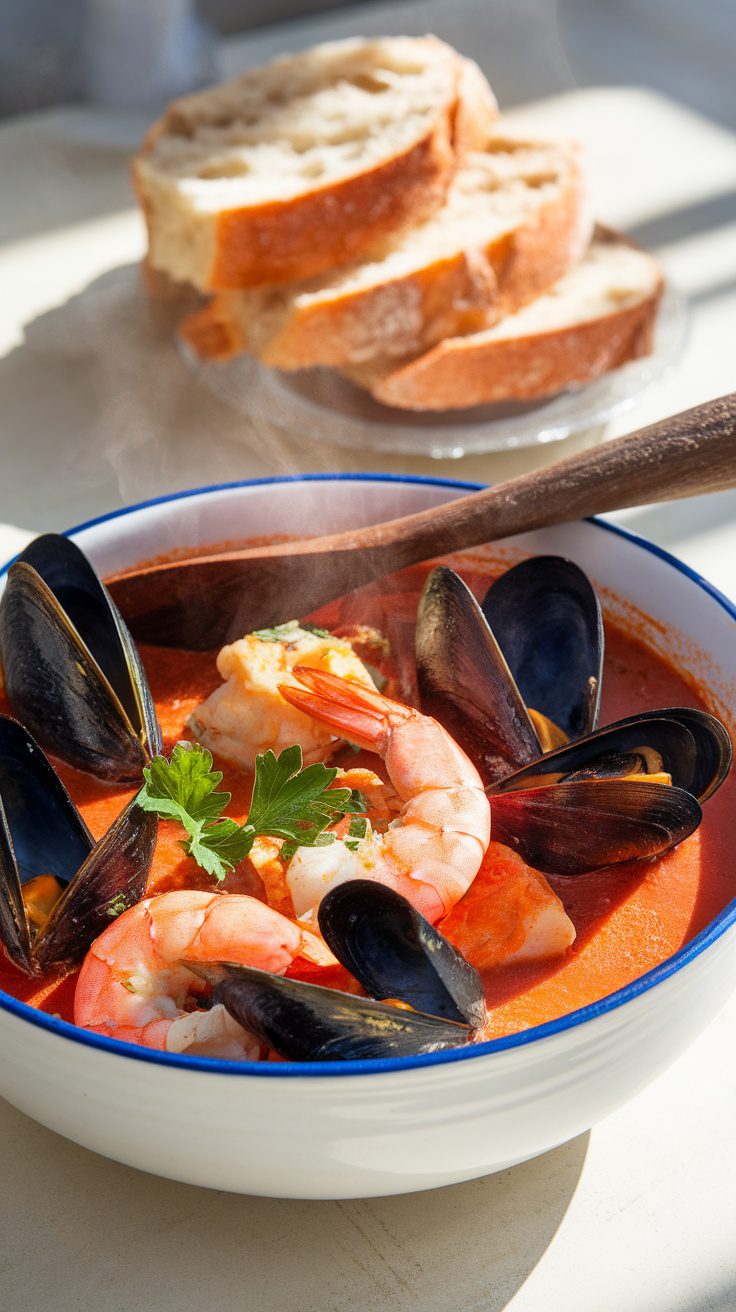 Hearty Mediterranean Seafood Stew