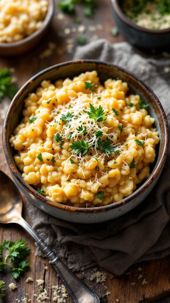 Savory Herb and Garlic Oats Recipe