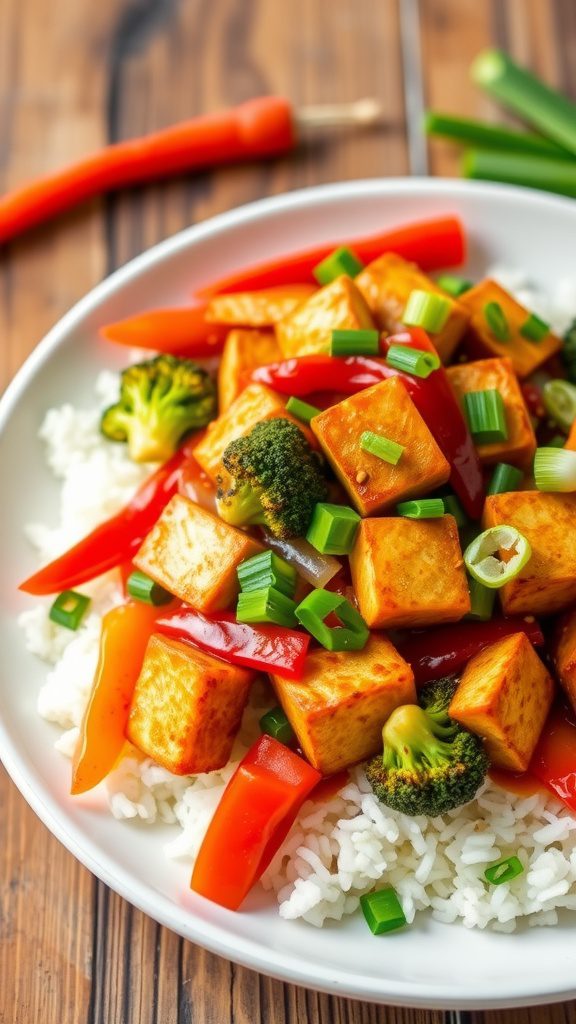 Spicy Tempeh and Vegetable Stir-Fry Recipe