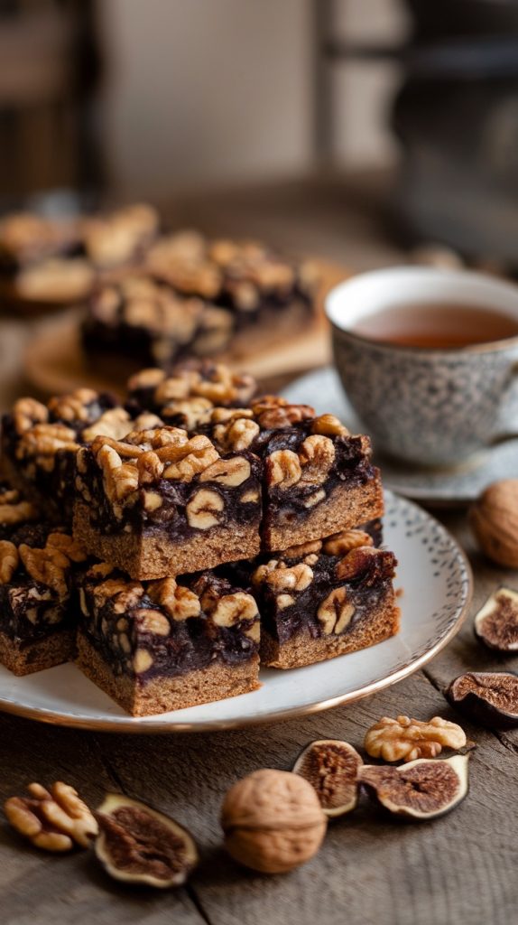 Chewy Walnut and Fig Bars Recipe