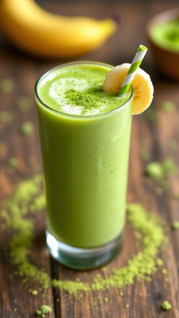 Refreshing Matcha Green Tea Smoothie Recipe
