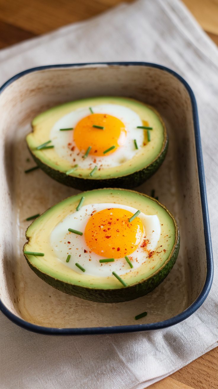 Baked Avocado Egg Cups Recipe