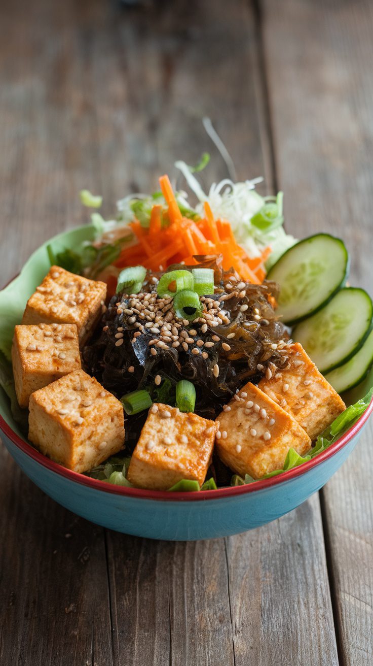 Seaweed & Tofu Lunch Bowl – Umami-Rich & Nourishing!