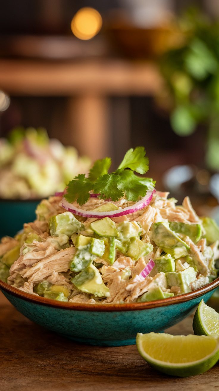 Creamy Avocado Chicken Salad