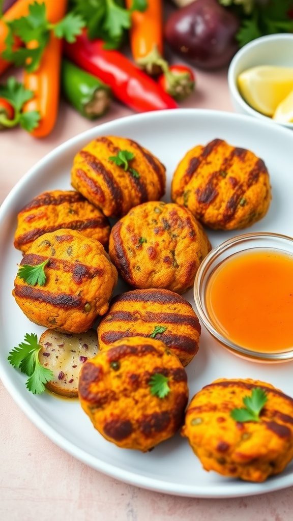 Crispy Mini Lentil and Sweet Potato Patties