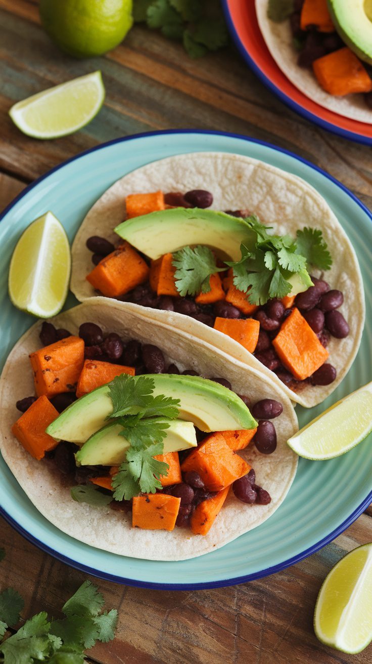 Sweet Potato & Black Bean Tacos – Bold & Flavorful