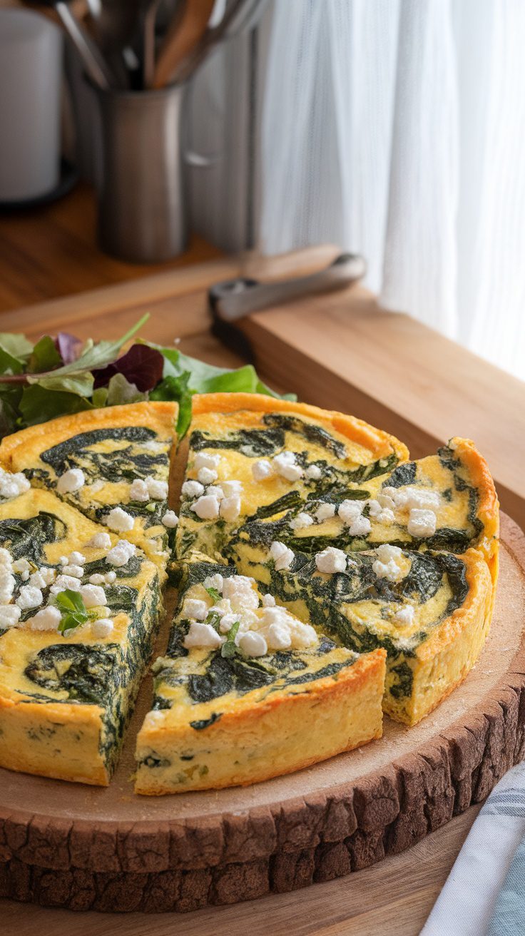 Savory Spinach and Feta Frittata Recipe