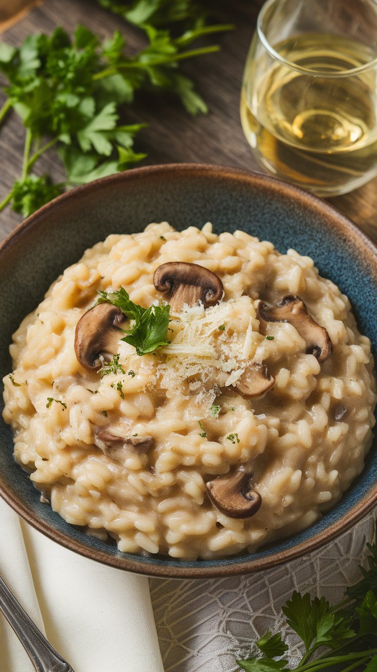 Creamy Lion’s Mane Mushroom Risotto Recipe