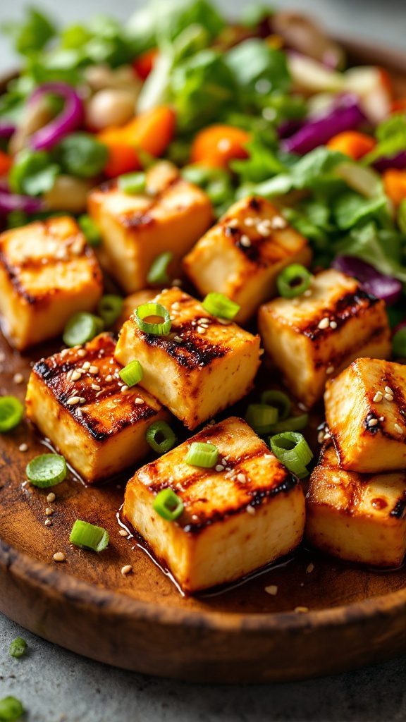 Grilled Tofu with Ginger-Soy Marinade – Bold & Flavorful