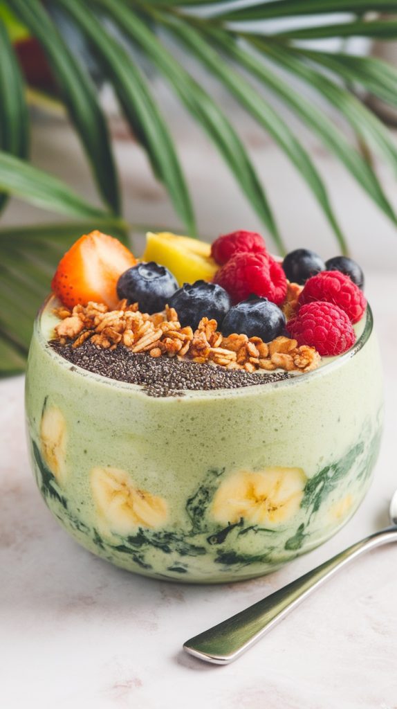 Nourishing Superfood Breakfast Smoothie Bowl