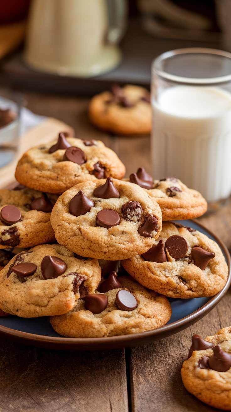 Decadent Almond Flour Chocolate Chip Cookies