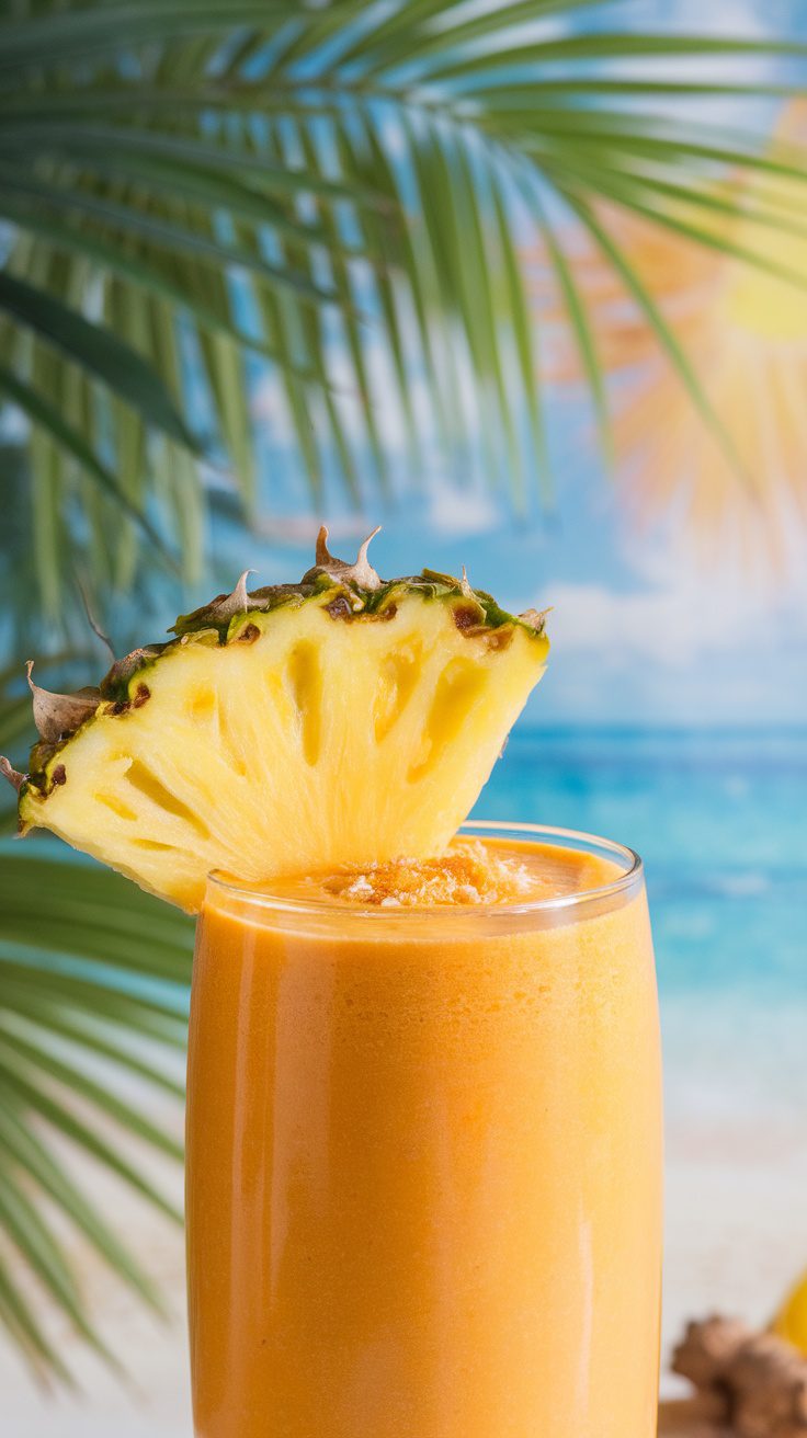 Refreshing Pineapple and Ginger Smoothie Recipe