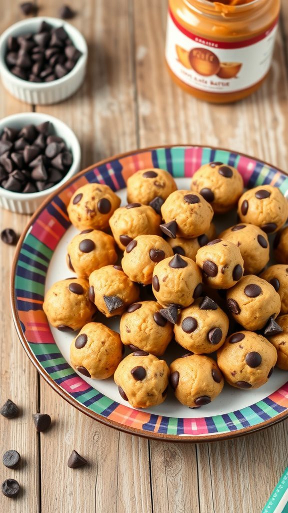 Nutty High-Protein Chickpea Cookie Dough Bites