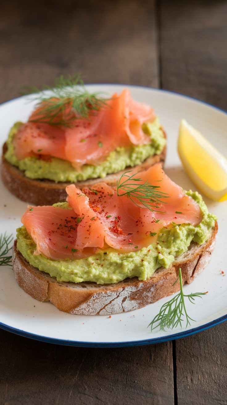 Avocado and Smoked Salmon Toast Recipe