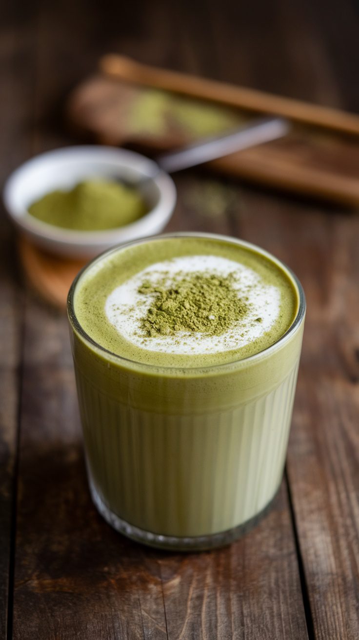 Creamy Matcha & Almond Milk Latte Recipe