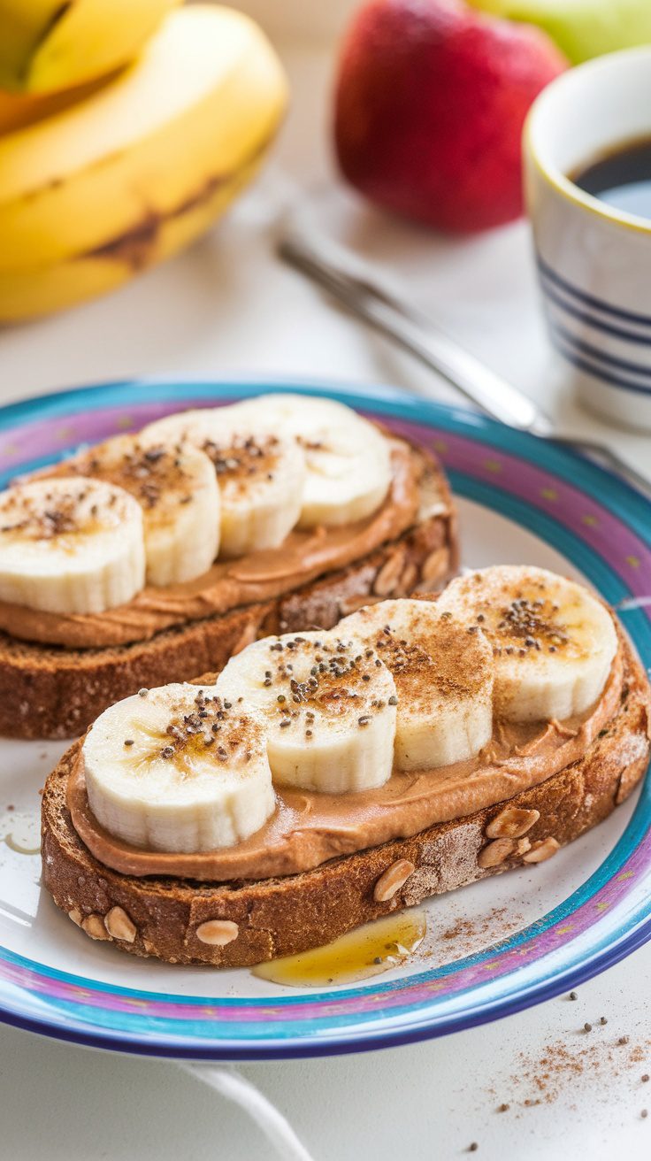 Nutty Almond Butter Banana Toast Recipe