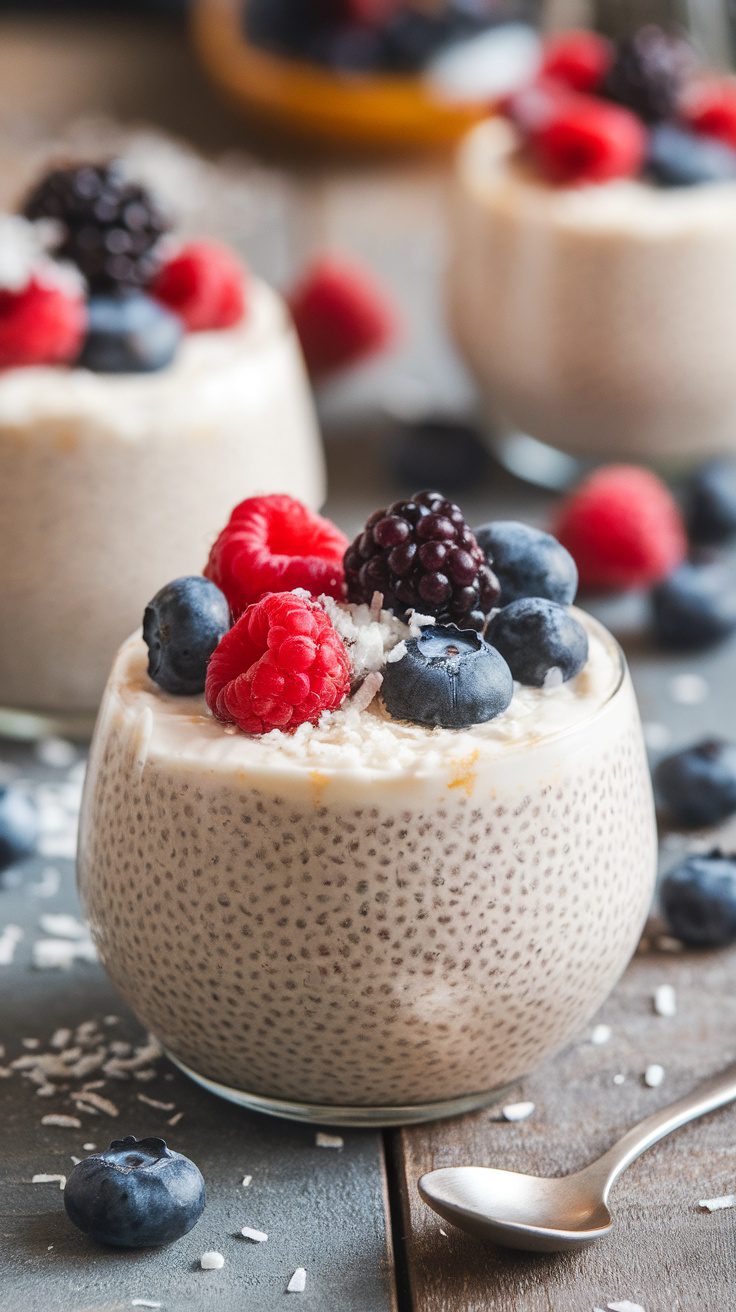 Creamy Coconut Chia Breakfast Pudding