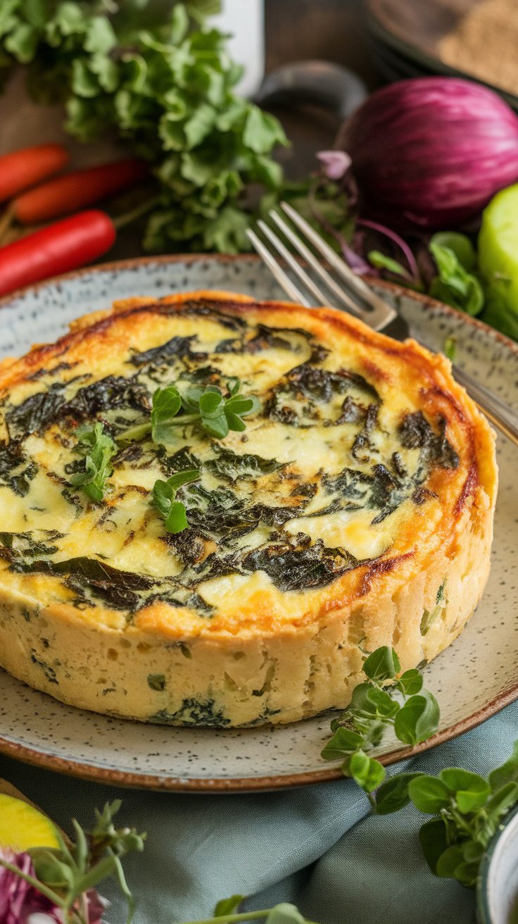 Savory Kale and Goat Cheese Frittata Recipe