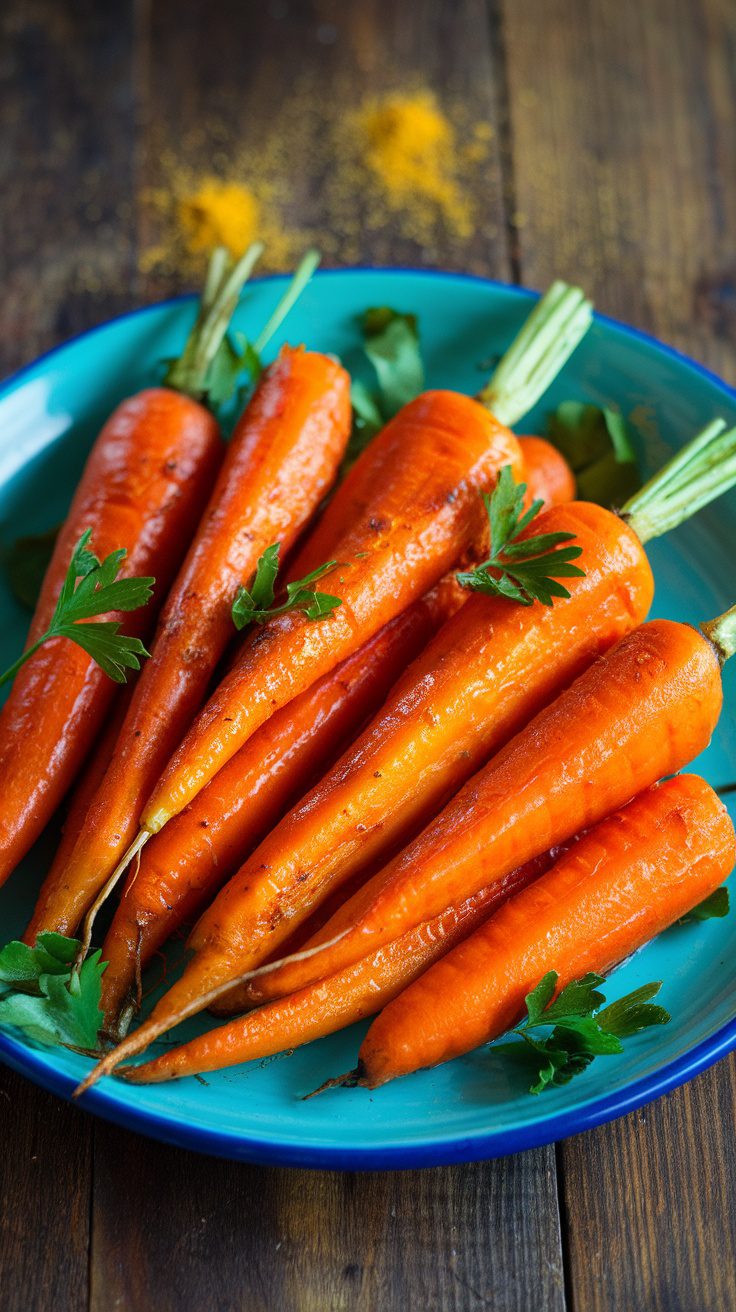 Savory Turmeric-Roasted Carrots Recipe