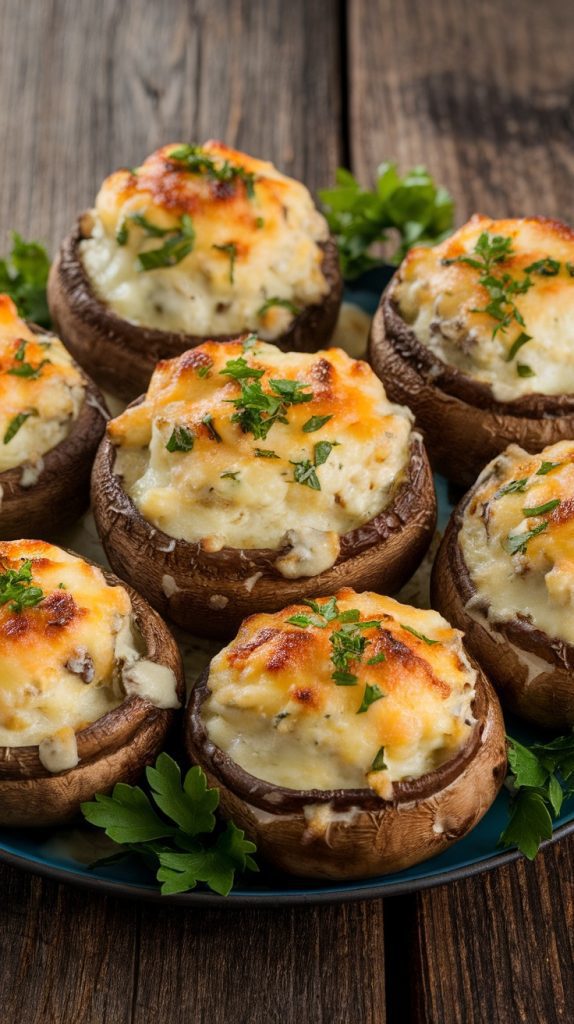 Savory Stuffed Portobello Mushrooms Recipe