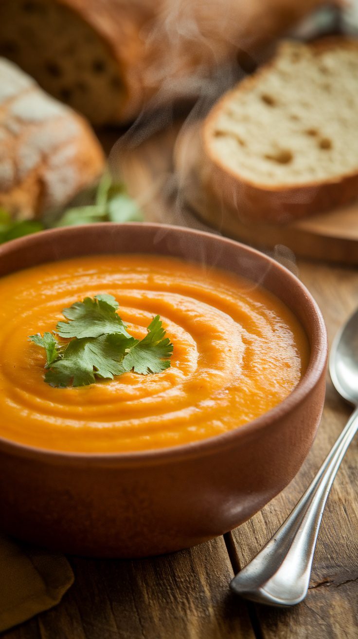 Creamy and Spicy Butternut Squash Soup Recipe