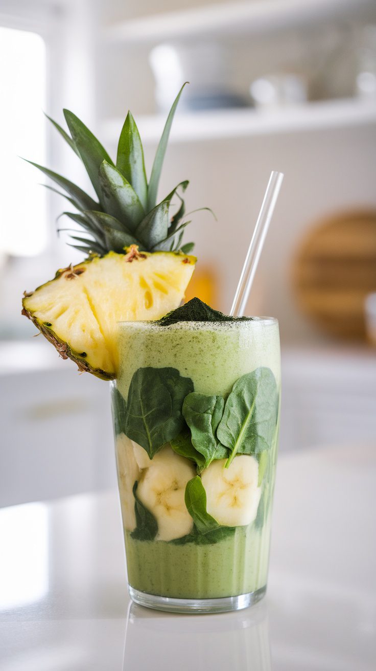 Nutritious Spirulina Green Smoothie Recipe