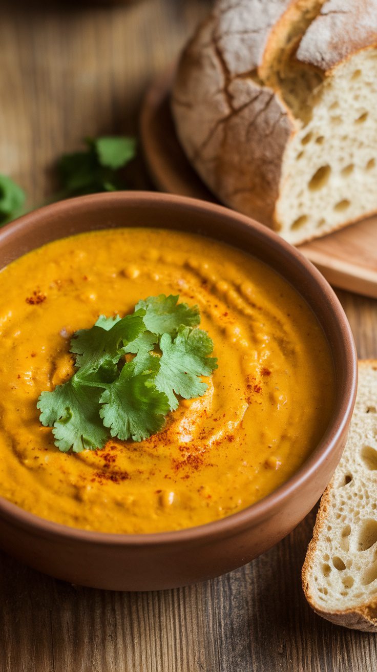 Spiced Turmeric Lentil Soup Recipe