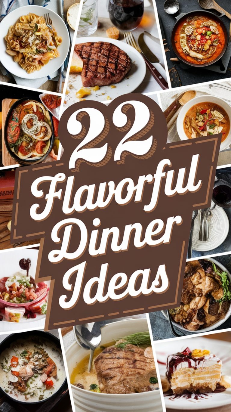 22 Flavor-Packed Dinner Recipes for a Nourishing Meal