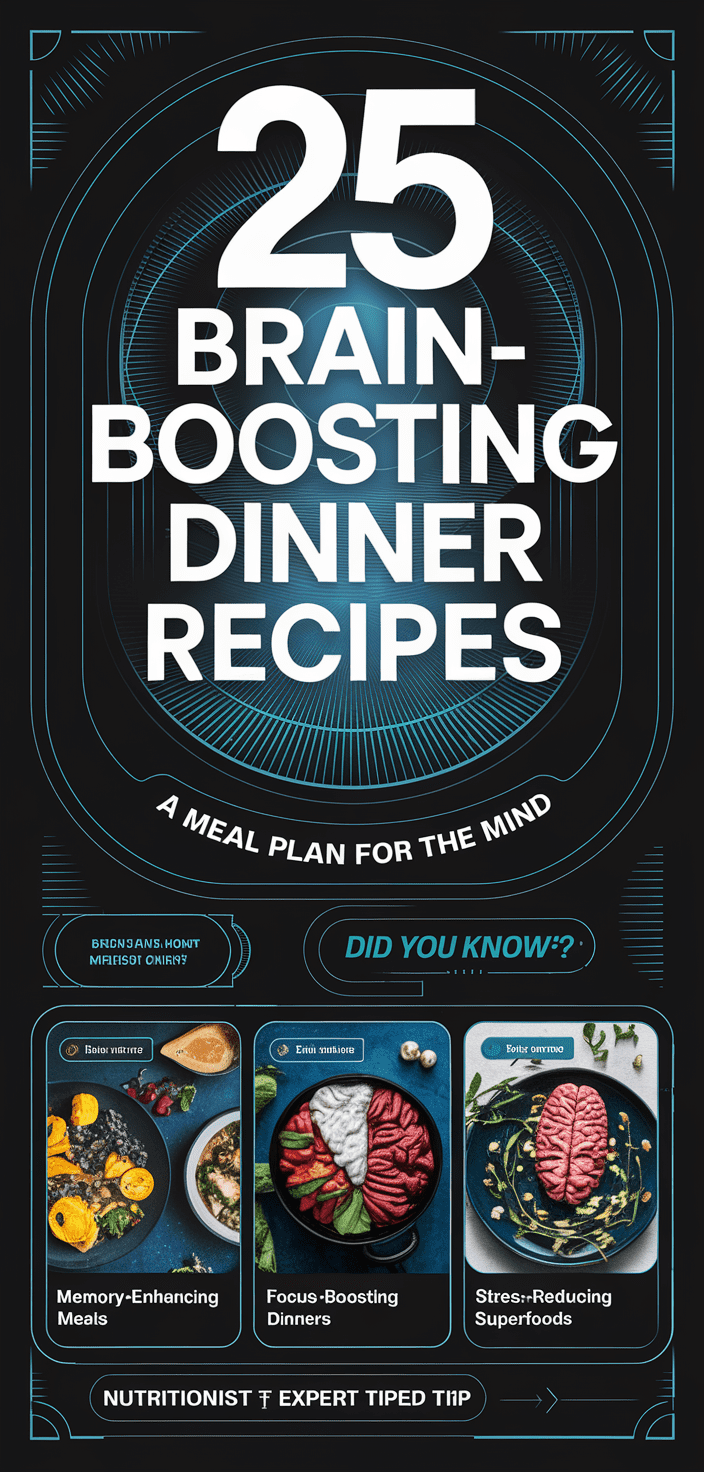 25 Brain-Boosting Dinner Recipes for Enhanced Focus and Clarity