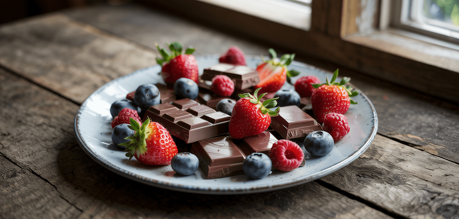 Dark Chocolate and Berries