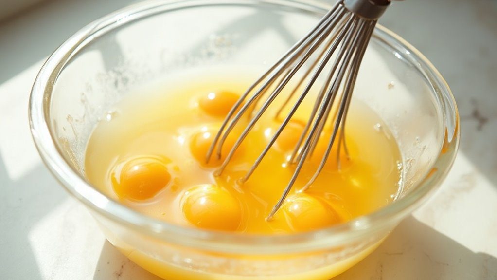beat eggs until smooth