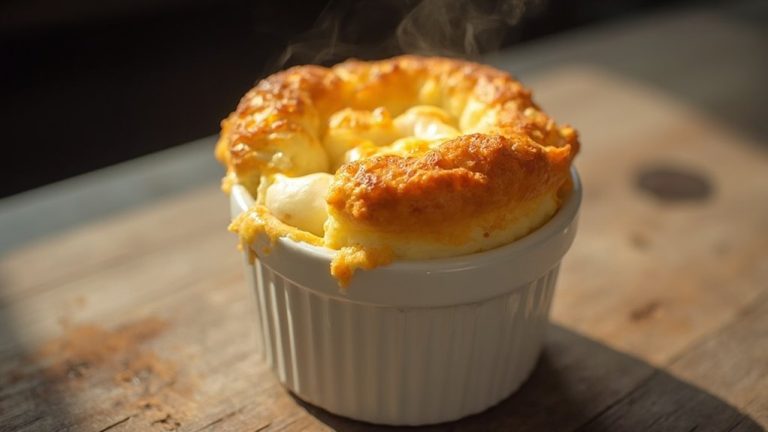 carnivore breakfast cheese souffle