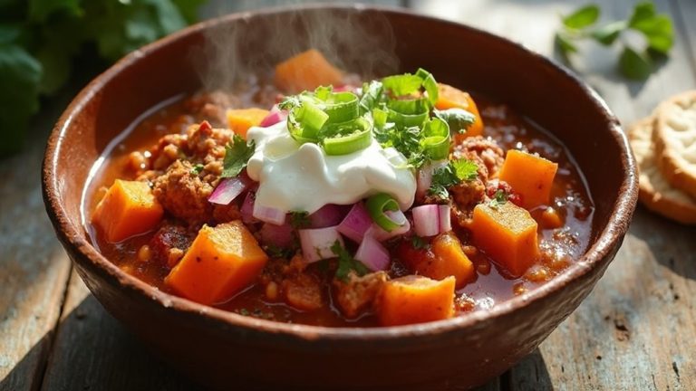 chili with sweet potatoes