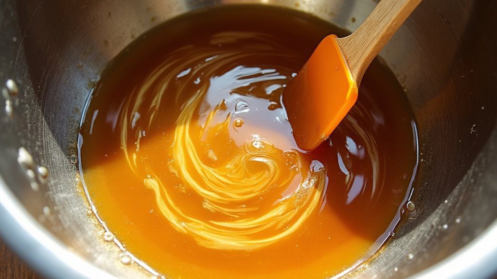 combine liquid components thoroughly