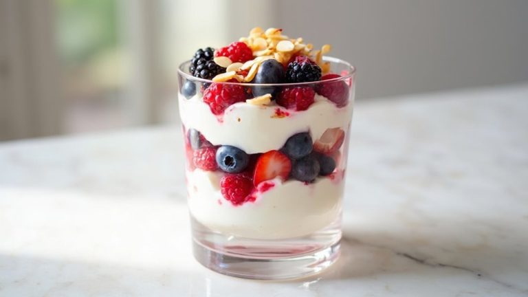cottage cheese berry parfait