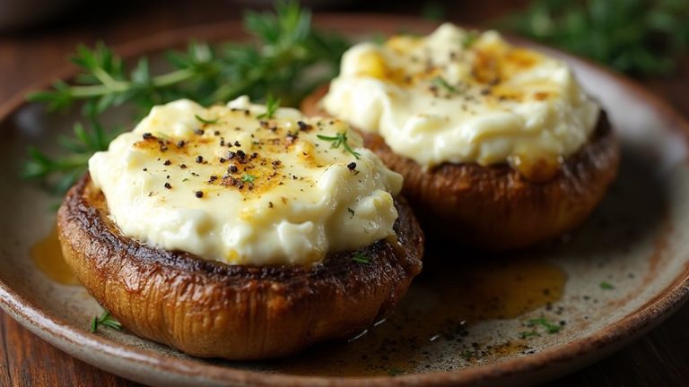 cottage cheese mushroom dish