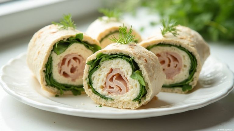 cottage cheese turkey roll ups