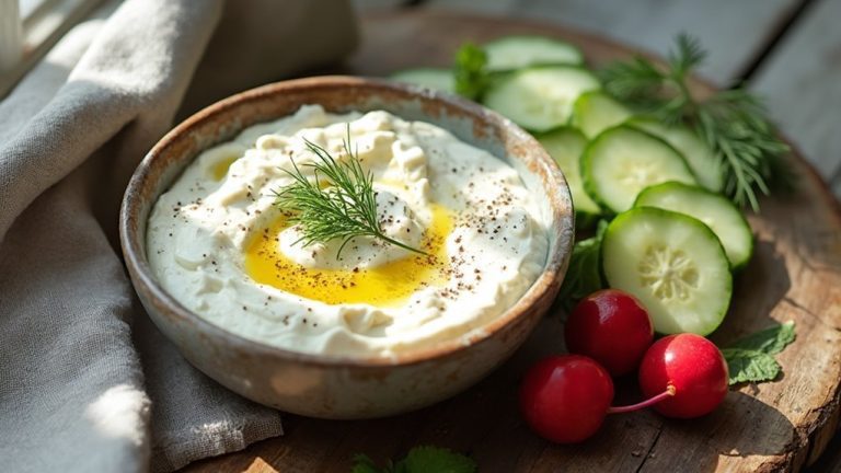 cottage cheese tzatziki dip