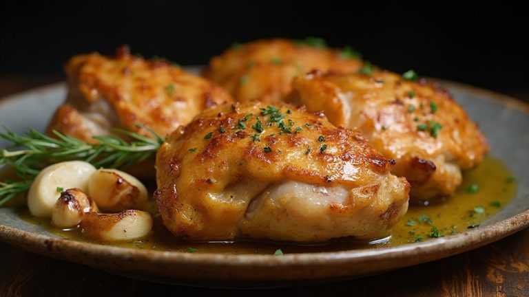 crispy garlic butter chicken